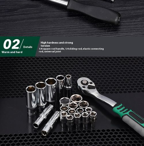 Cheap Price 121 Pieces Chrome Vanadium Socket Torque Ratchet Wrench Car Repair Mechanical Tool Box Tool Box Set