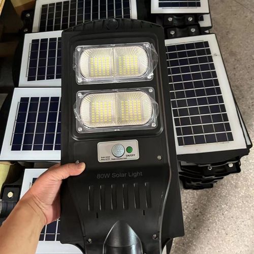 Two Heads Energy Saving Street Light Lithium Battery Waterproof IP65 Super Bright Solar Street Light Streetlight Outdoor Solar Light