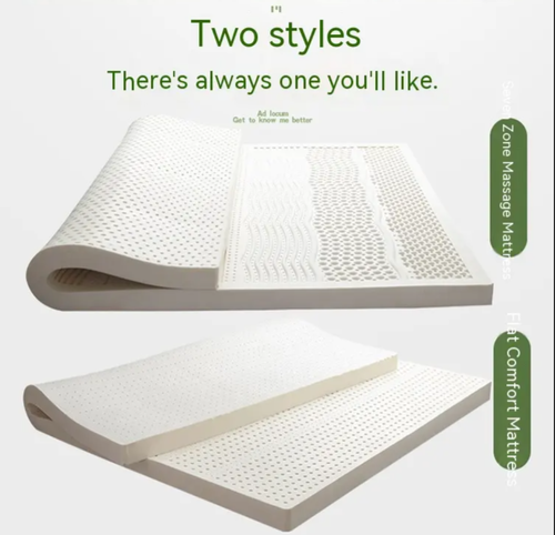 The latex mattress originating from nature is breathable anti mite hypoallergenic and made of high quality materials
