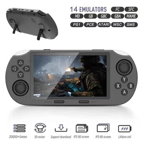 SF3000 4.5 Inch Retro Portable Arcade Handheld Game Console Open Source PSP Home Game Player with 64GB Memory Built-In Battery