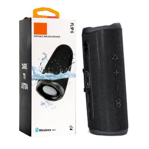 New Flip6 Outdoor Waterproof Portable Wireless BT 5.0 Speaker Subwoofer Bass TF USB FM Assisted New Bass Flip 6 Speaker