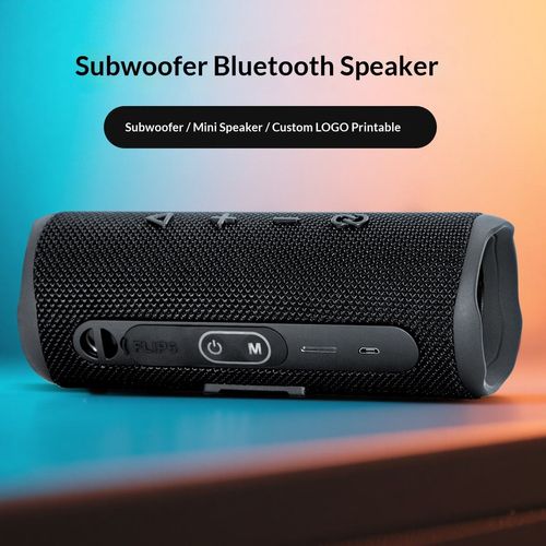 New Flip6 Outdoor Waterproof Portable Wireless BT 5.0 Speaker Subwoofer Bass TF USB FM Assisted New Bass Flip 6 Speaker