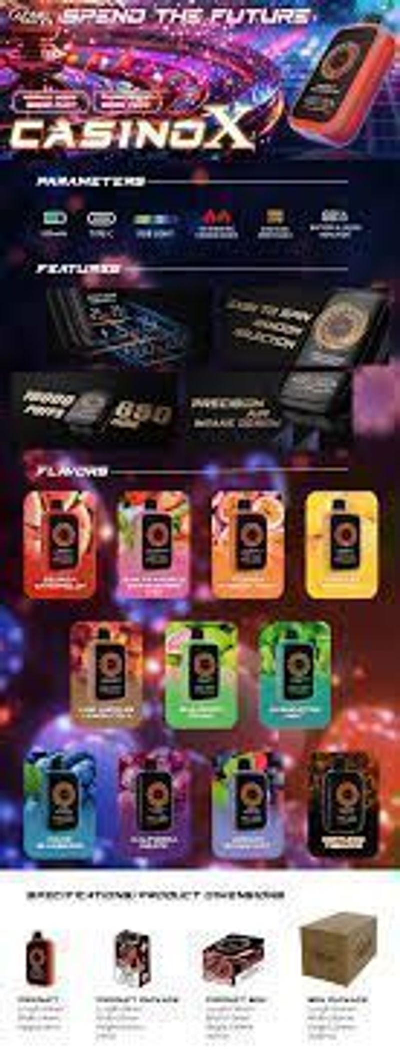 AONE CASINO X拋棄式電子煙 穩定輸出搭配高續航，外出與輪換更順手