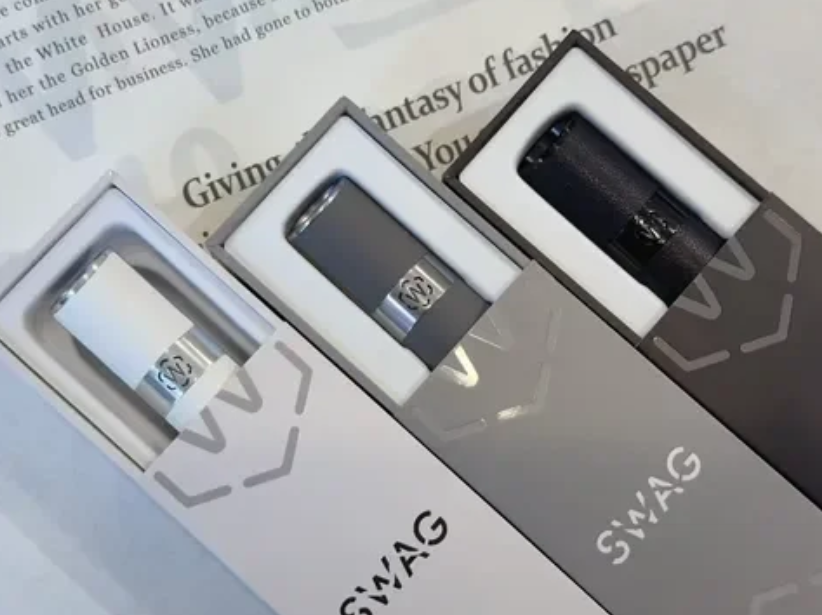 SWAG高品质皮革主机搭配雾化杆，适配通用一代烟弹，耐磨防刮，官方正品！