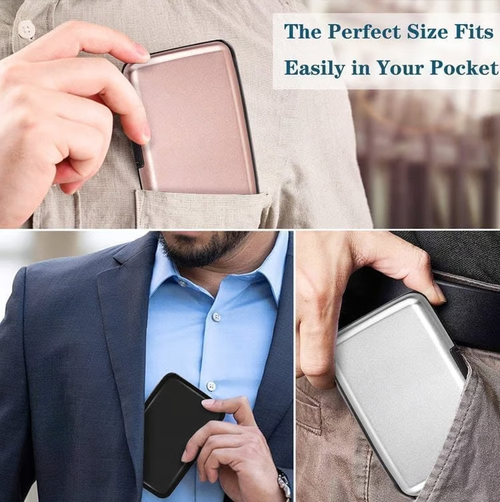 🎁RFID anti-theft wallet clip