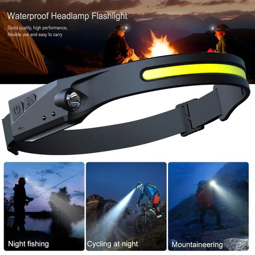 💡 Wave sensor LED headlight