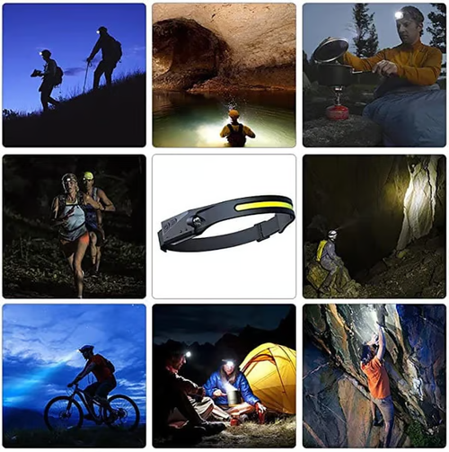 💡 Wave sensor LED headlight