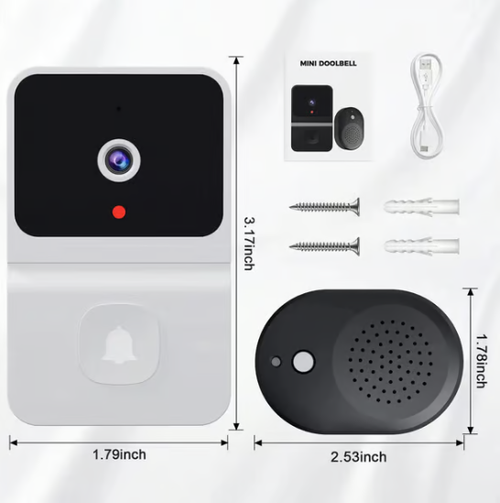 Wireless Video Doorbell With Camera