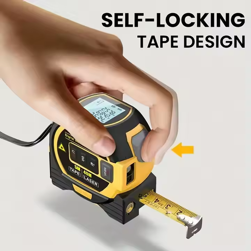 📐3 in 1 🏗️Tape Measure Laser Distance Meter 🏠