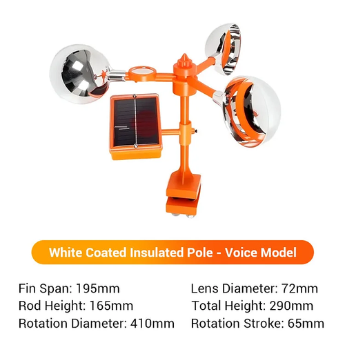 Bird Scare Reflector & Wind Spinner with Sound