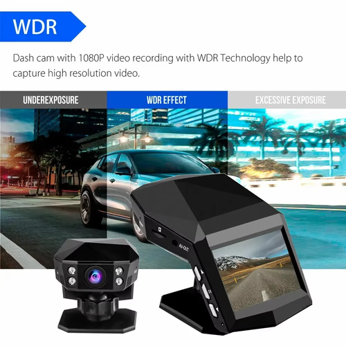 Car center console LCD DVR recorder night vision parking monitor