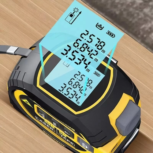 📐3 in 1 🏗️Tape Measure Laser Distance Meter 🏠