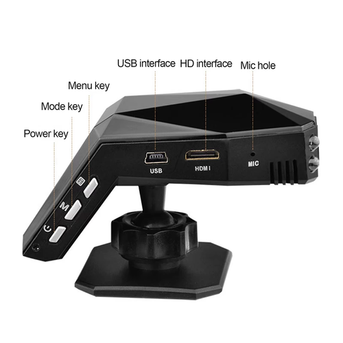Car center console LCD DVR recorder night vision parking monitor