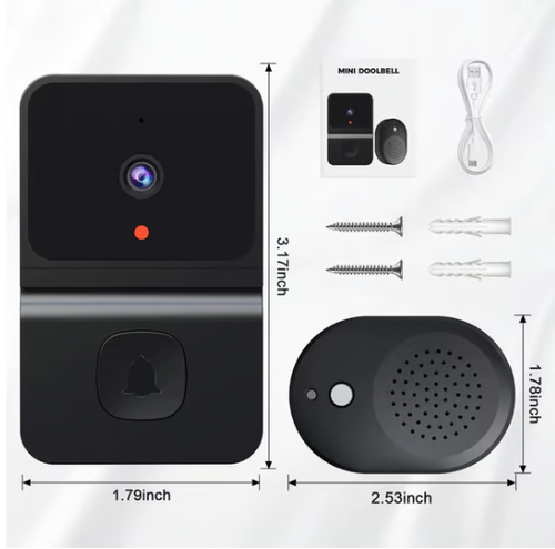 Wireless Video Doorbell With Camera