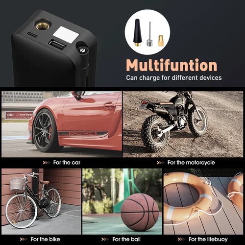 SUPERIOR BIKE Portable Compressor for bicycle motocycle car