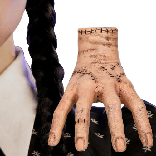 Thing Hand Wednesday Addams Family Fake Hand Toys Prop Cosplay Halloween