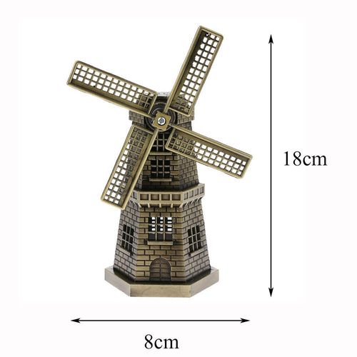 Furnishings Windmill Model Windmill Sculpture Home Decoration Desktop Ornament