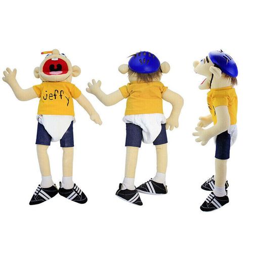 Jeffy Puppet Cheap Sml Jeffy Hand Puppet Plush Toy Stuffed Doll Kids Gift