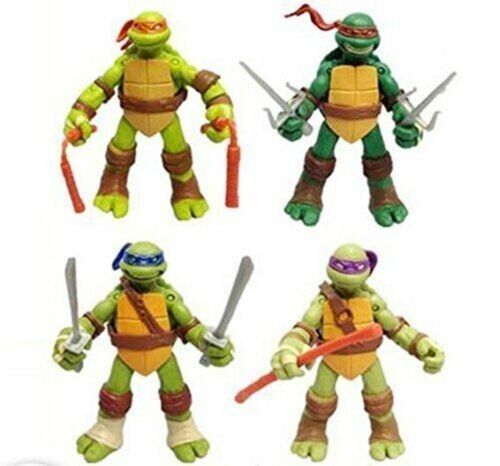 Teenage Mutant Ninja Turtles Classic Collection TMNT 4 Pc Action Figures Toys