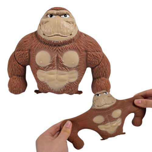 1pcs Gorilla Elastic Stretch Monkey Squeeze Toy Funny Tricky Simulation Gift New