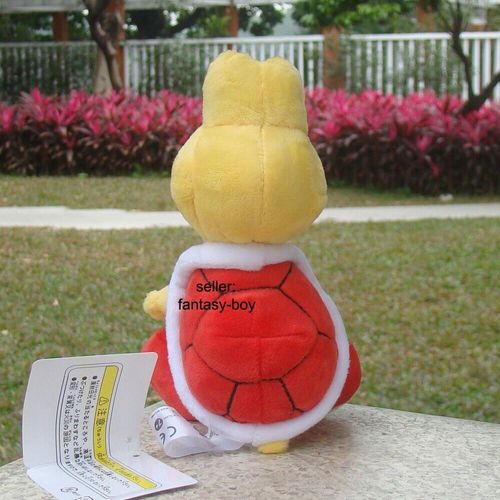 Super Mario Bros Plush Toy Red Koopa Troopa Cute Stuffed Animal Soft Doll