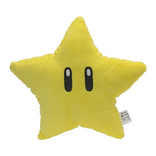 Super Mario Bros Yellow Super Star Soft Plush Stuffed Doll Toys Kids Gifts US