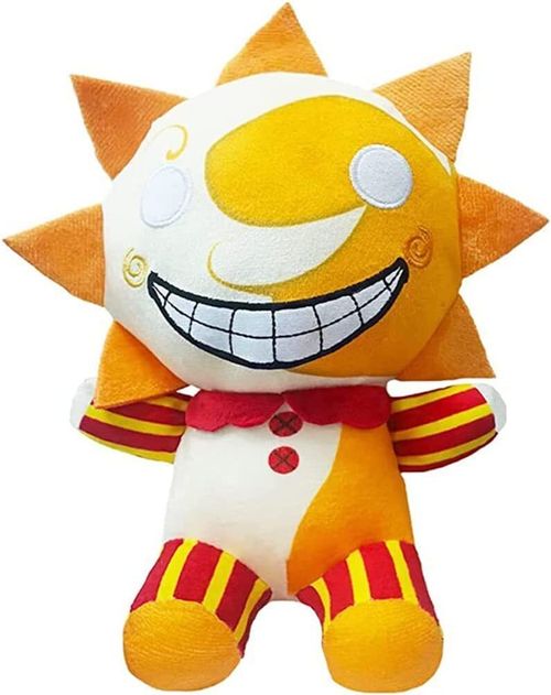 Sundrop Moondrop Clown FNAF Security Breach Sun Plush Doll Stuffed toy 25cm