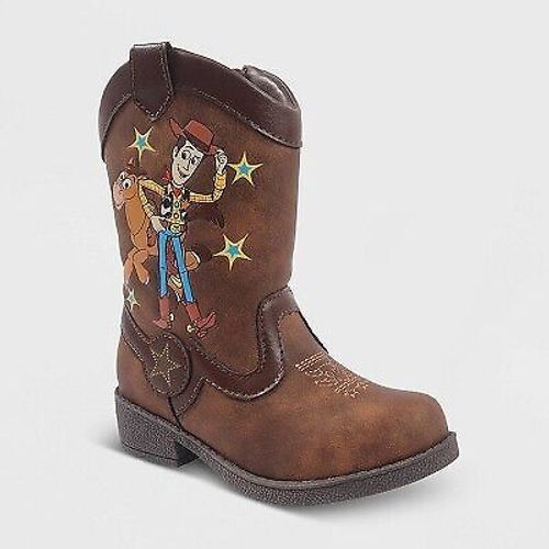 Toddler Toy Story Pull-On Boots - Brown 9T