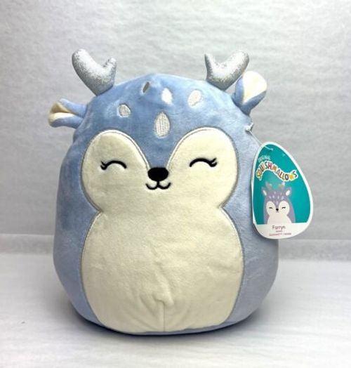 Squishmallow Kellytoy Plush Sassy Squad Farryn The Blue Fawn 8 Inch NWT NEW