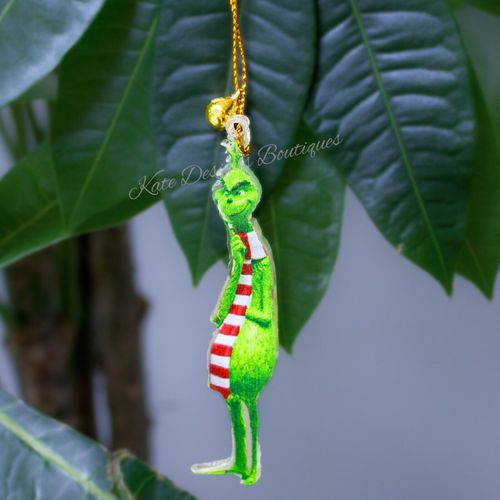 Halloween Christmas Tree Grinch Ornaments Hanging Decoration Figure Pendant Gift