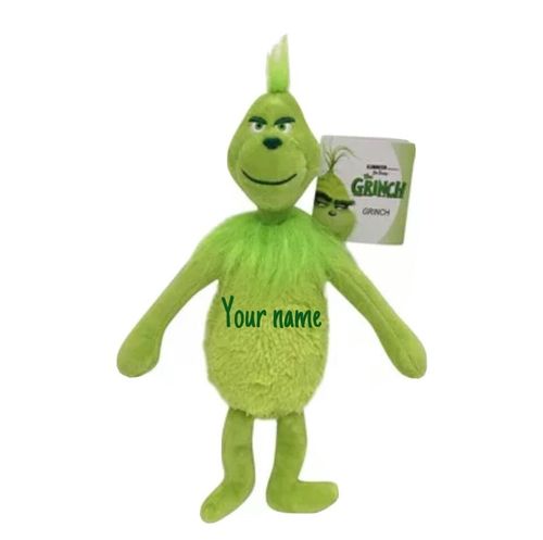 Plush How Grinch Stole The Christmas Personalized With Name 11 Toy Decorations