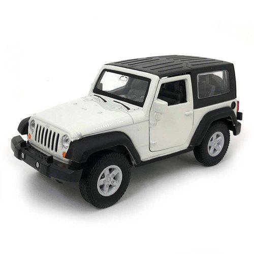 2007 Jeep Wrangler Rubicon 1:36 Scale Diecast Model Off-White by Welly