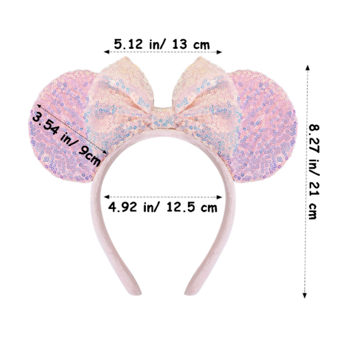 2023 Disney Parks Minnie Ears Rare Gift Mermaid Ariel Pink Headband