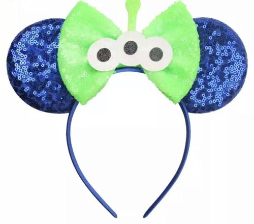 Minnie Mickey Mouse Ears headband Disney Alien Toy Story Princess HANDMADE