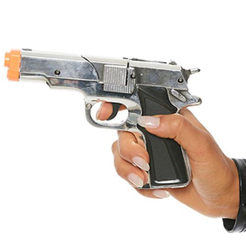 Toy Cap Gun Costume Accessory Gangster Mafia Military Pistol Prop .45 998638