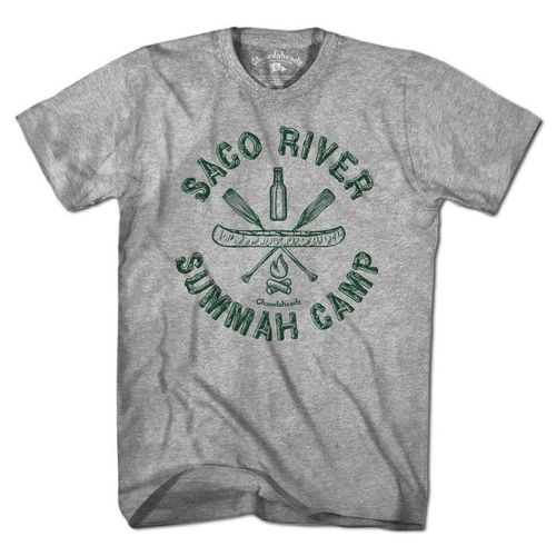 Saco River Summah Camp American Retro Classic Loose Short sleeved T-shirt