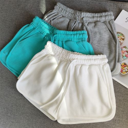 Loose Outer Wear Pure Color Fitness Running Leisure Shorts