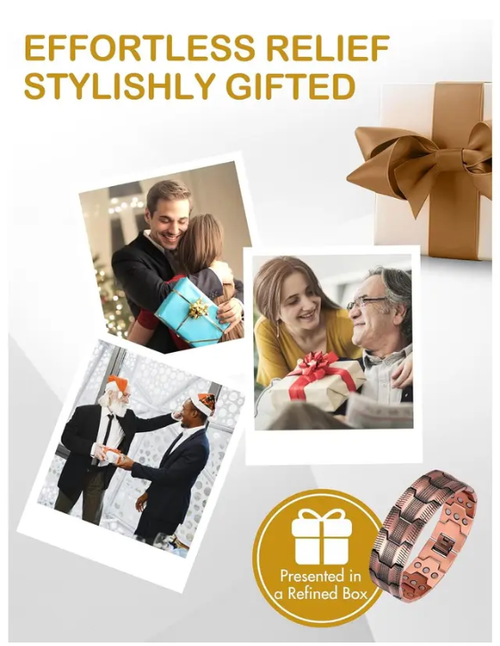 Pure Copper Magnetic Bracelet - Relieve Pain&Boost Circulation