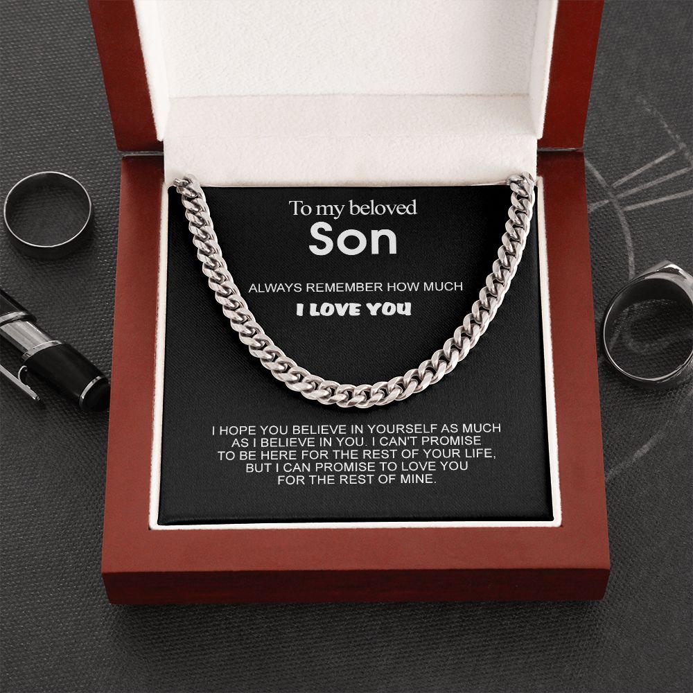 Cuban Chain - To my beloved Son