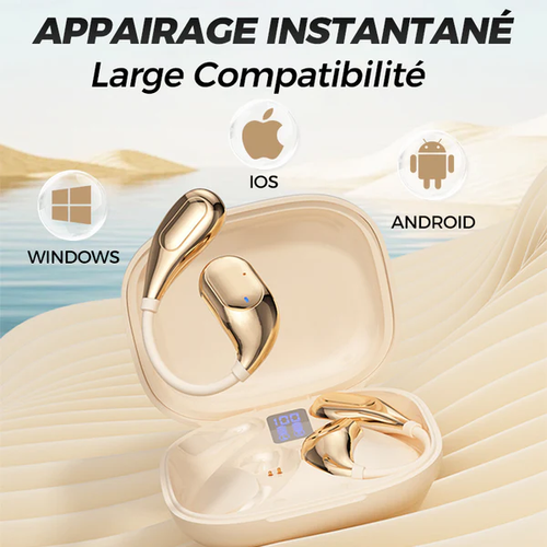 🔥HiFi Waterproof Ear-Hook Bluetooth Headphones 🔥