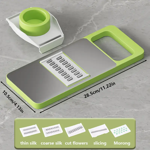 Multi‑Function Vegetable Slicer Mandoline Slicer Stainless Steel Blades Kitchen Food Chopper Cutter for Veggies Fruit