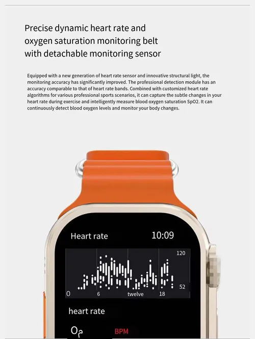 Smart watch with NFC access control, multi-functional bracelet, Bluetooth call and heart rate measurement for mobile phone compatibility.