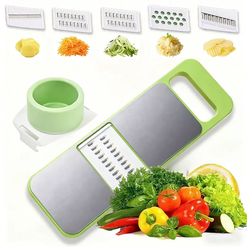 Multi‑Function Vegetable Slicer Mandoline Slicer Stainless Steel Blades Kitchen Food Chopper Cutter for Veggies Fruit