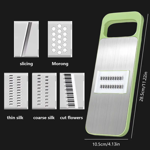 Multi‑Function Vegetable Slicer Mandoline Slicer Stainless Steel Blades Kitchen Food Chopper Cutter for Veggies Fruit