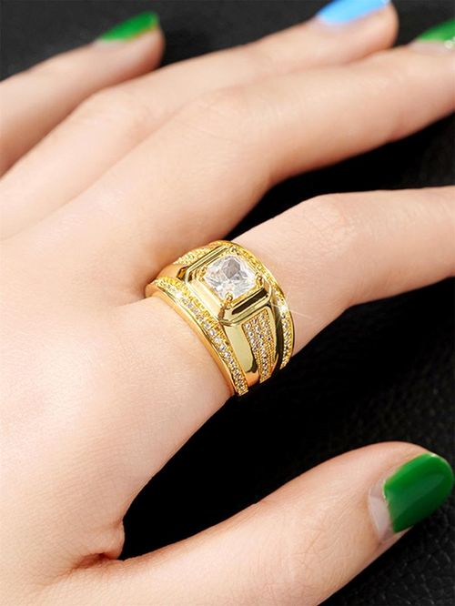 CrownJewel 18K Gold Luxury Ring 👑💛