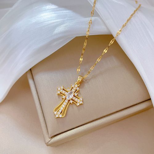 Divine Grace Ornate Cross Necklace - Sunday Best Edition