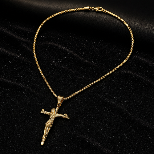 Royal Grace Crucifix Necklace