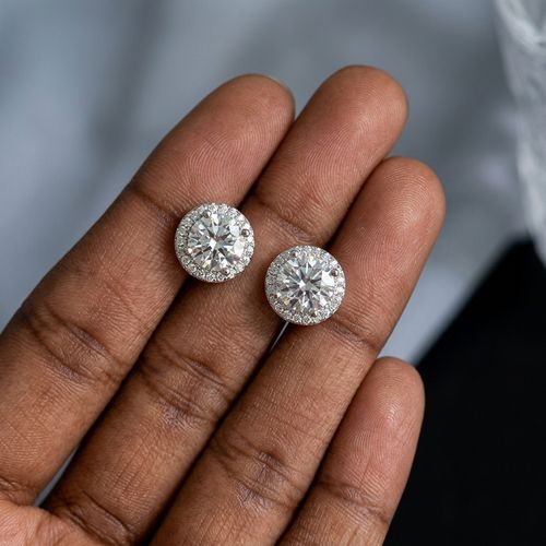 Favorite in Accra ✨ Royal Moissanite Stud Earrings - Brighter Than Diamonds 💍 🇬🇭