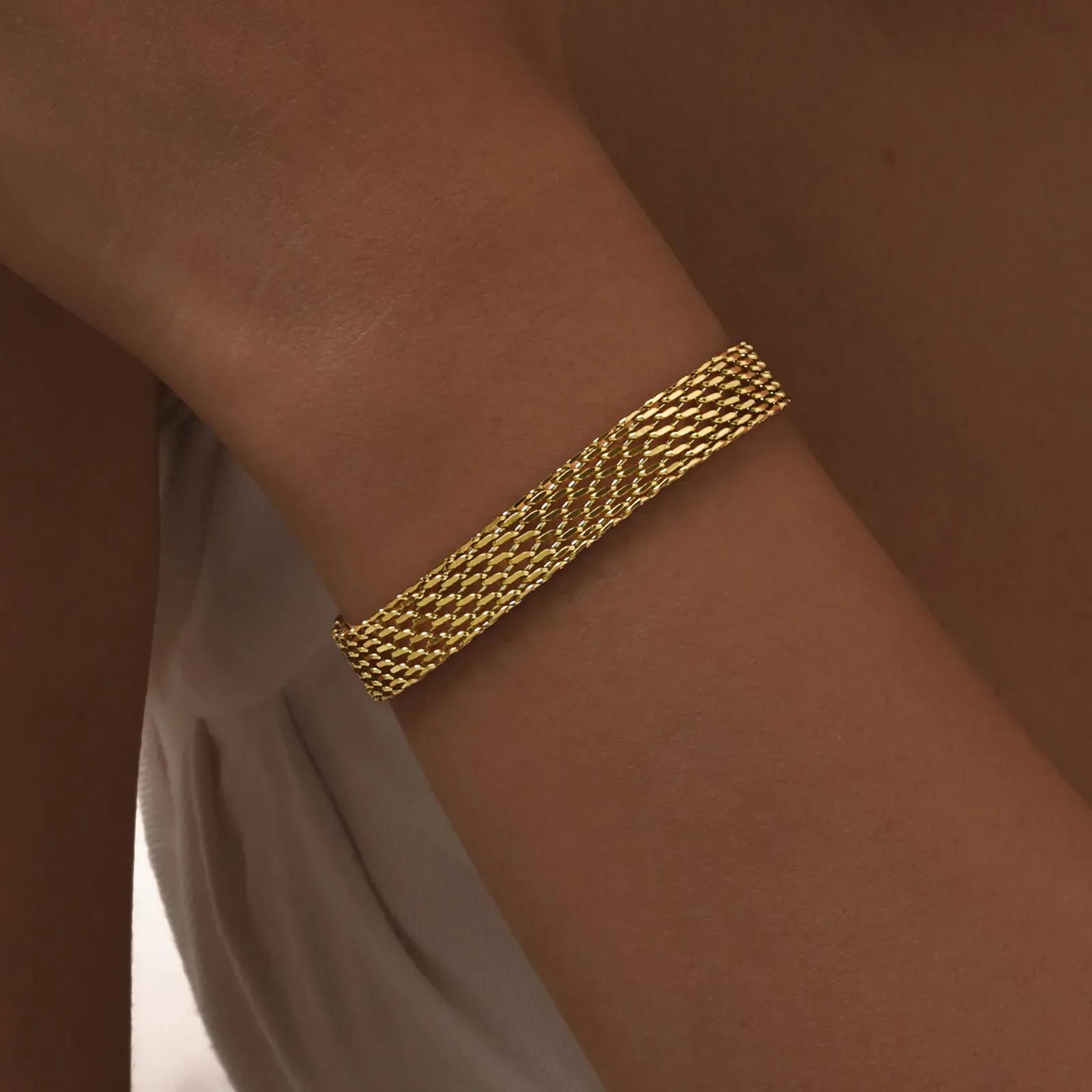 Pride of Accra EverGold Unisex 18K Gold Plated Skin Friendly Bracelet