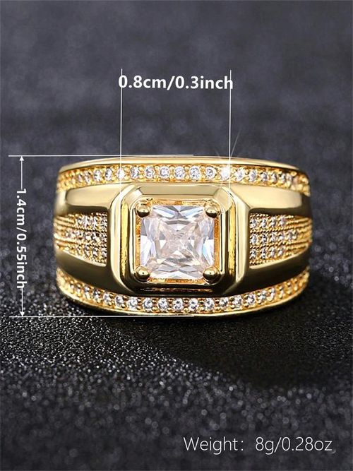 CrownJewel 18K Gold Luxury Ring 👑💛